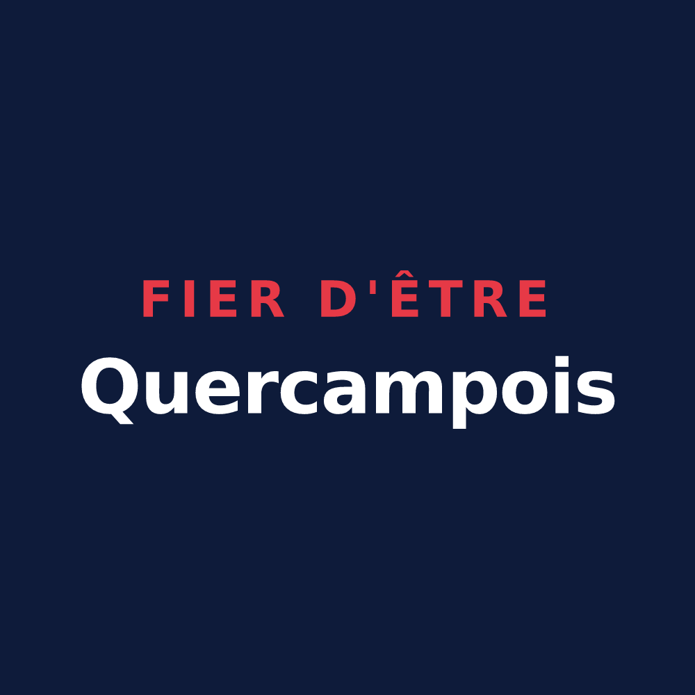 T-shirt « Fier d'être Quercampois » — design pour Quercamps