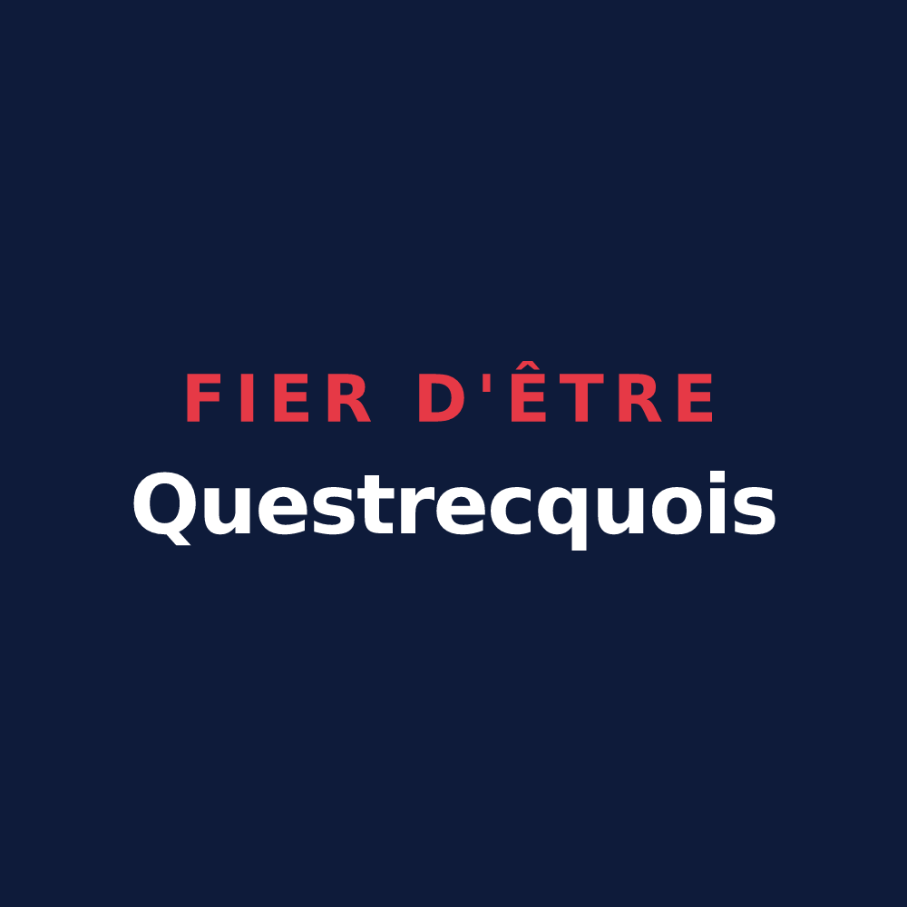 T-shirt « Fier d'être Questrecquois » — design pour Questrecques