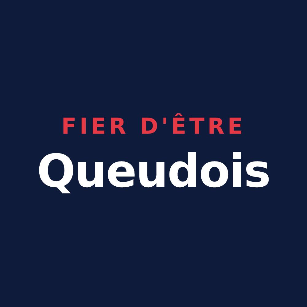 T-shirt « Fier d'être Queudois » — design pour Queudes