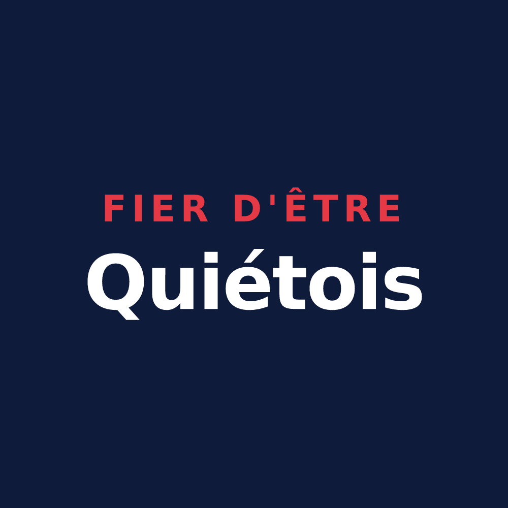T-shirt « Fier d'être Quiétois » — design pour Quié