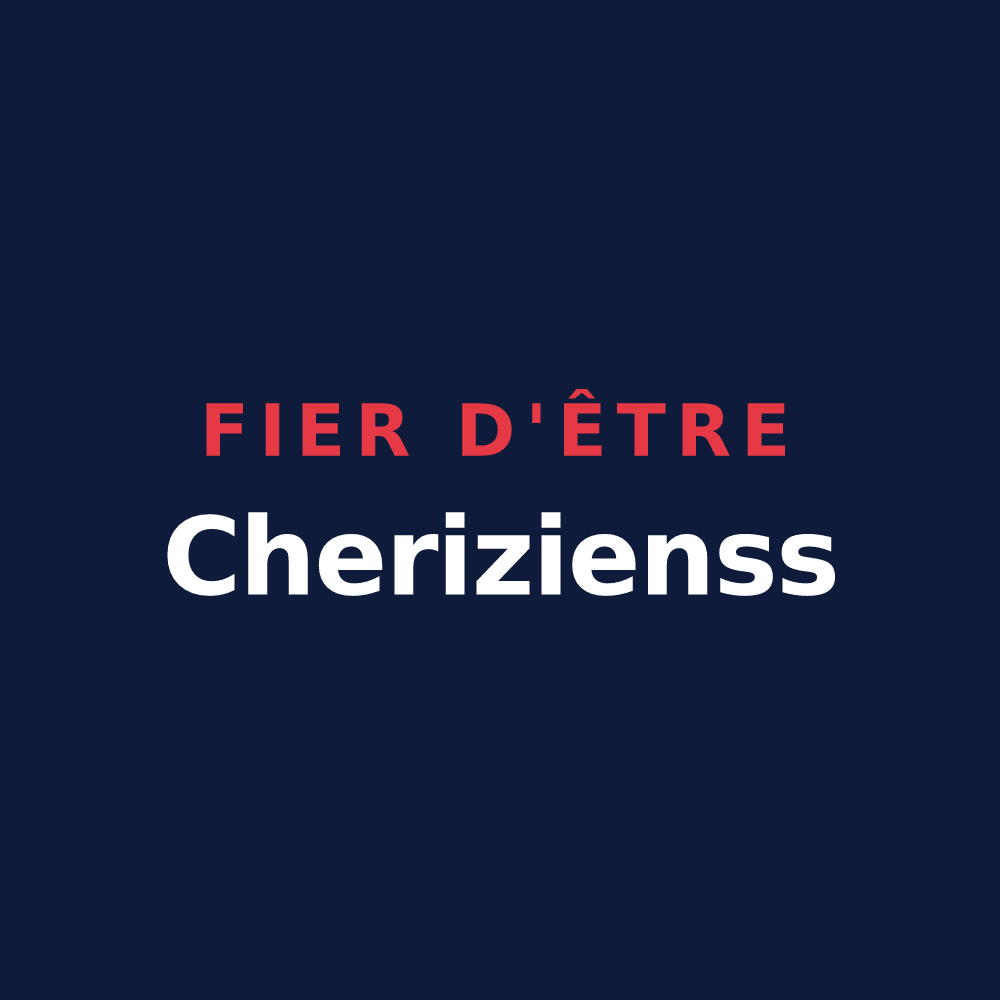 T-shirt « Fier d'être Cherizienss » — design pour Quierzy