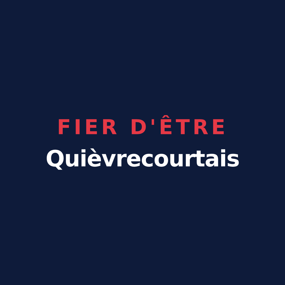 T-shirt « Fier d'être Quièvrecourtais » — design pour Quièvrecourt