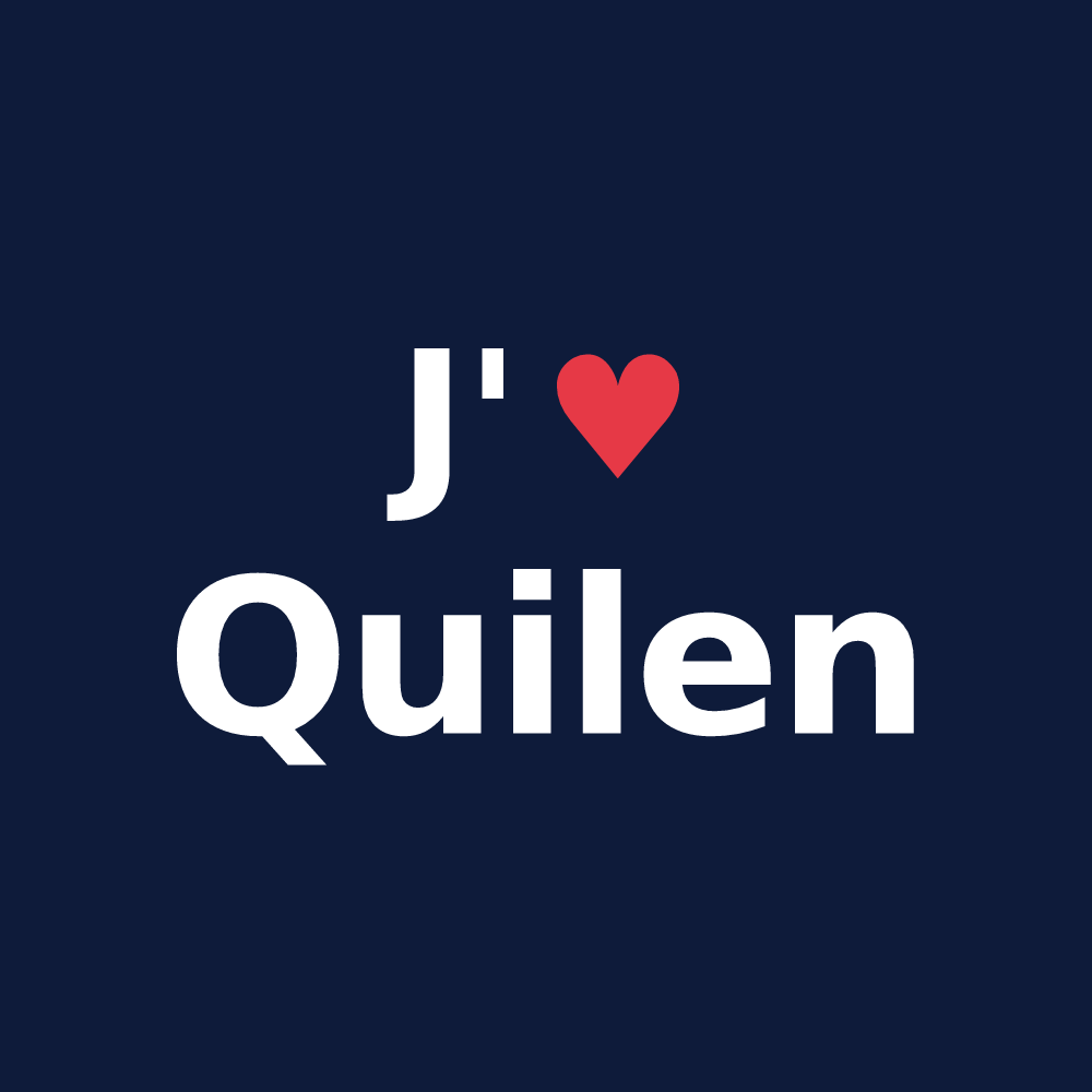 T-shirt personnalisé Quilen — design J'aime Quilen