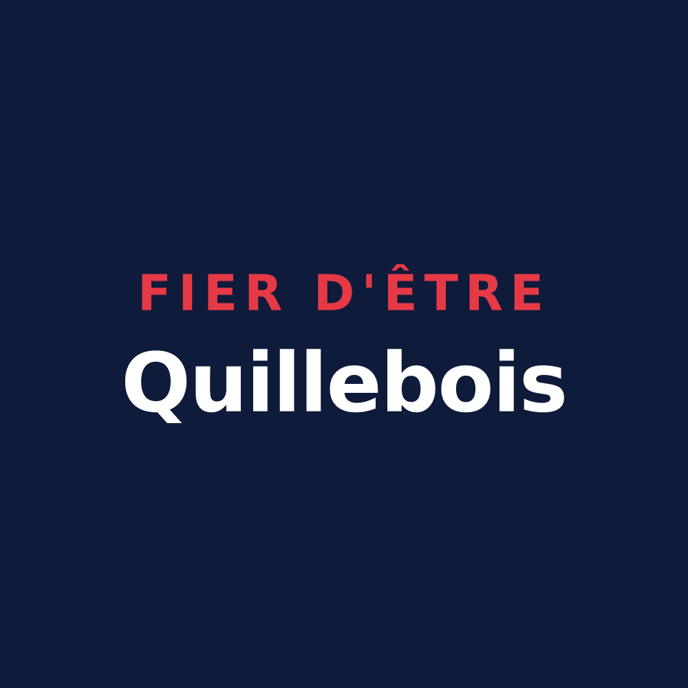 T-shirt « Fier d'être Quillebois » — design pour Quillebeuf-sur-Seine