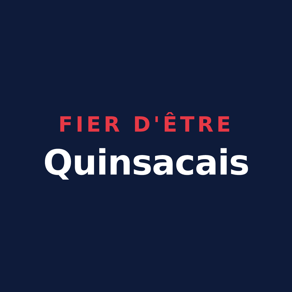 T-shirt « Fier d'être Quinsacais » — design pour Quinsac