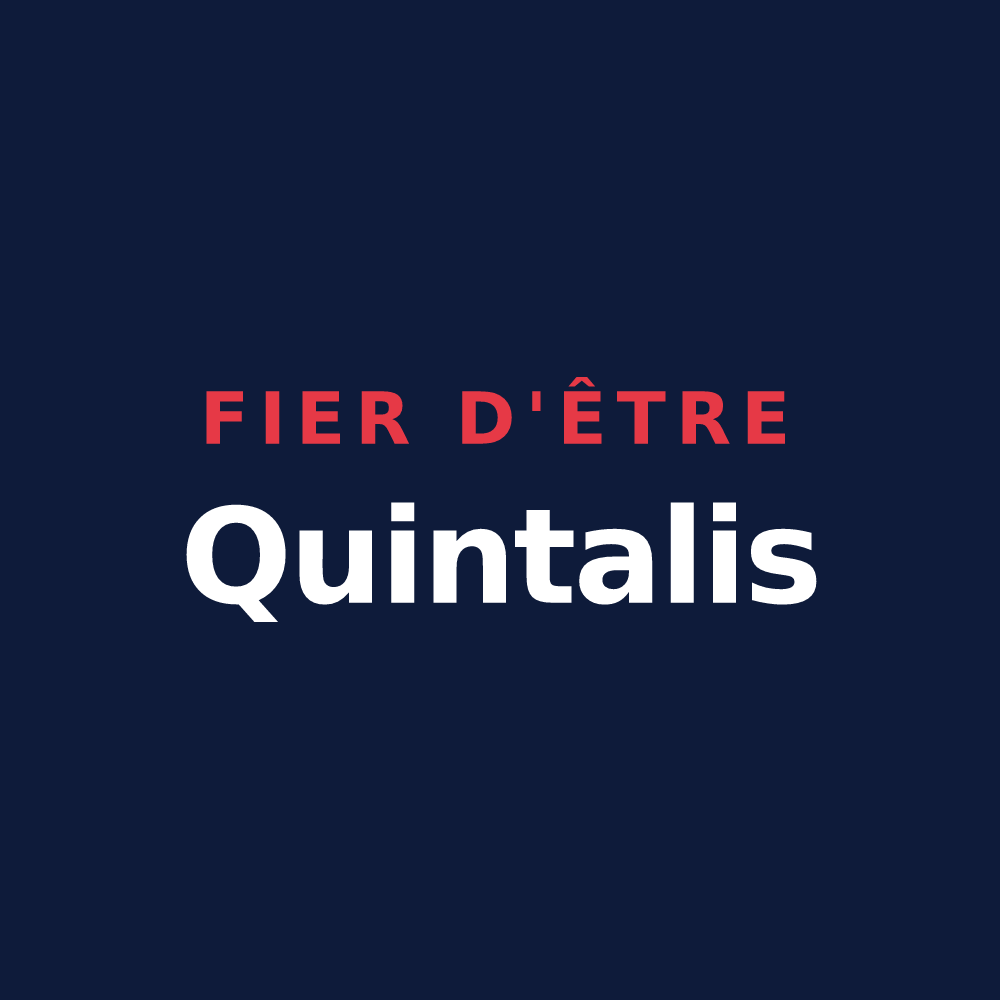 T-shirt « Fier d'être Quintalis » — design pour Quintal