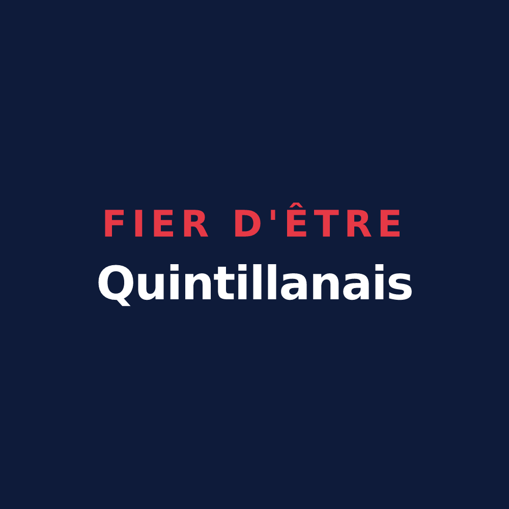 T-shirt « Fier d'être Quintillanais » — design pour Quintillan
