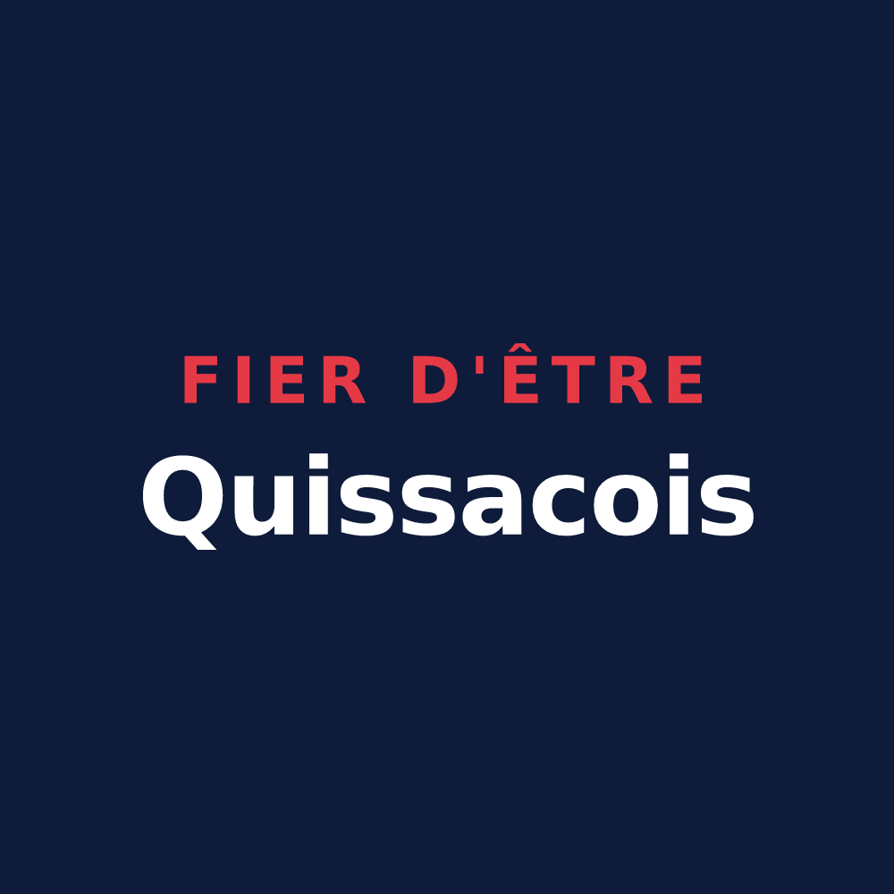 T-shirt « Fier d'être Quissacois » — design pour Quissac-en-Quercy