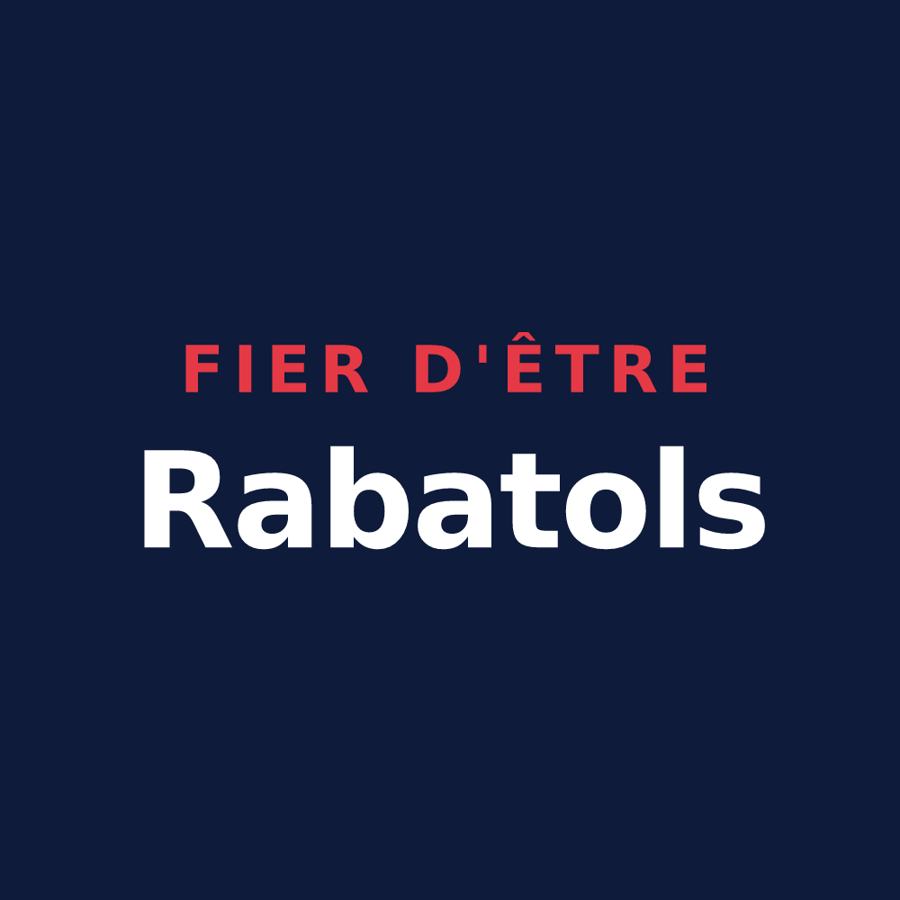 T-shirt « Fier d'être Rabatols » — design pour Rabat-les-Trois-Seigneurs