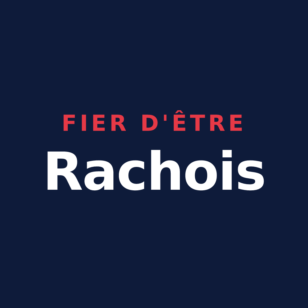 T-shirt « Fier d'être Rachois » — design pour Râches