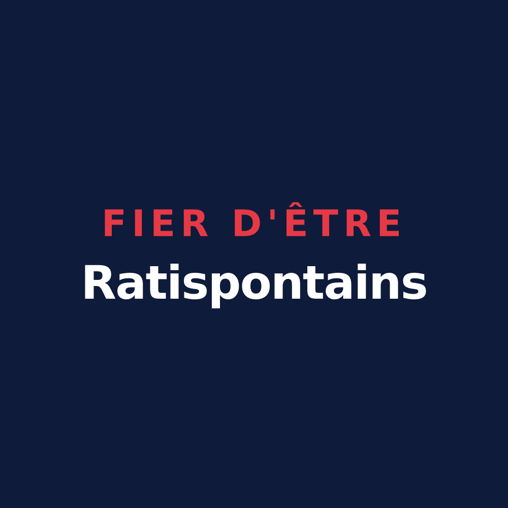 T-shirt « Fier d'être Ratispontains » — design pour Radepont