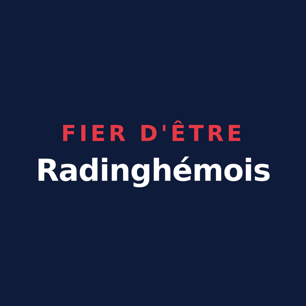 T-shirt « Fier d'être Radinghémois » — design pour Radinghem-en-Weppes