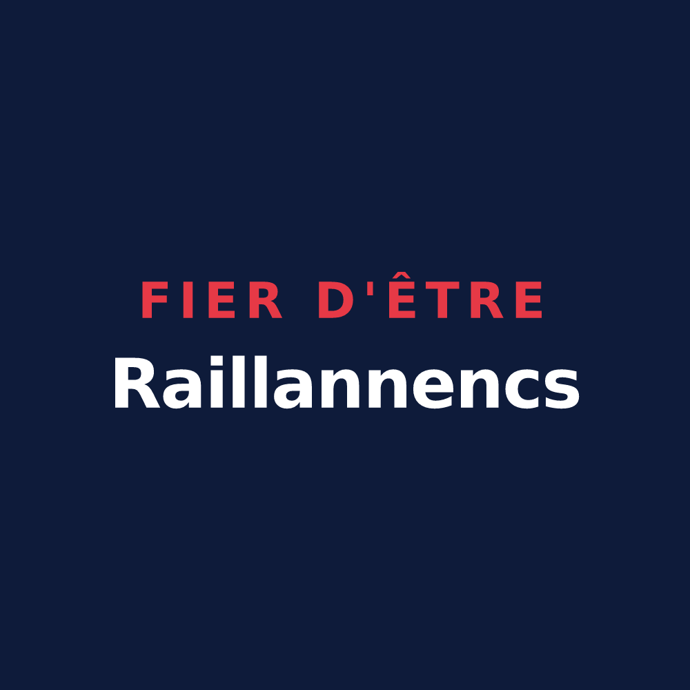 T-shirt « Fier d'être Raillannencs » — design pour Railleu