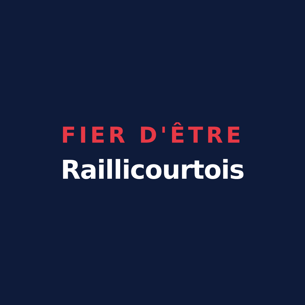T-shirt « Fier d'être Raillicourtois » — design pour Raillicourt