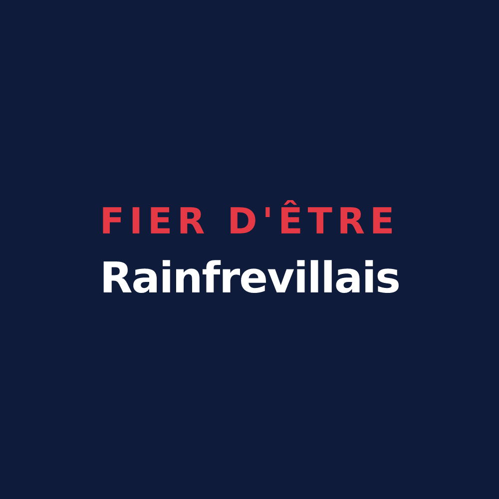 T-shirt « Fier d'être Rainfrevillais » — design pour Rainfreville