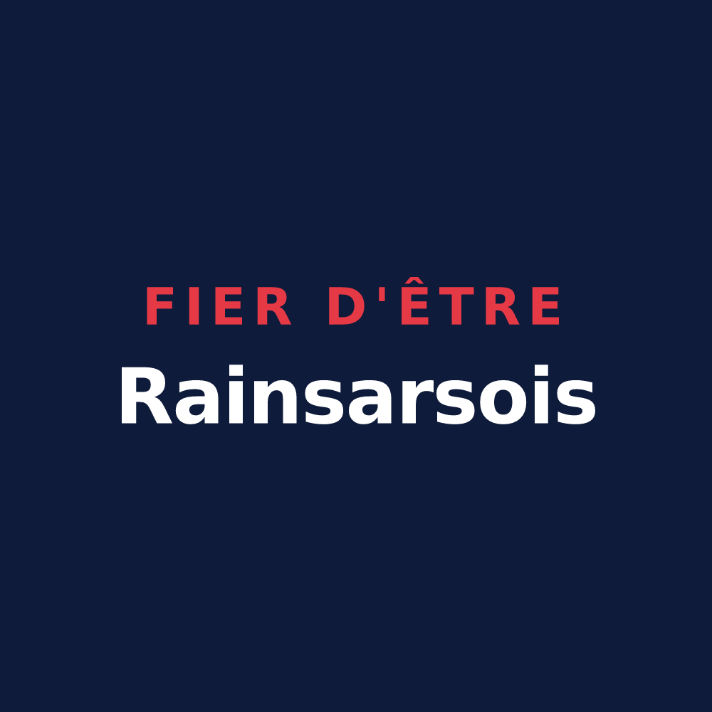 T-shirt « Fier d'être Rainsarsois » — design pour Rainsars