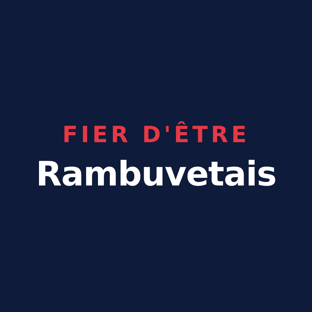 T-shirt « Fier d'être Rambuvetais » — design pour Rambervillers