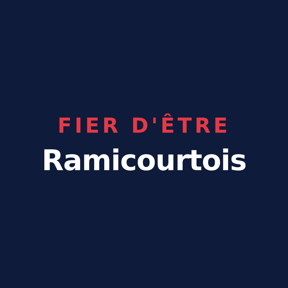 T-shirt « Fier d'être Ramicourtois » — design pour Ramicourt