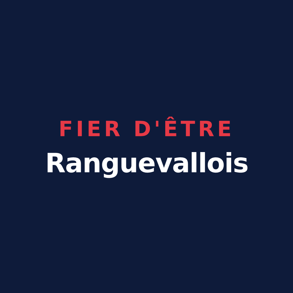 T-shirt « Fier d'être Ranguevallois » — design pour Ranguevaux