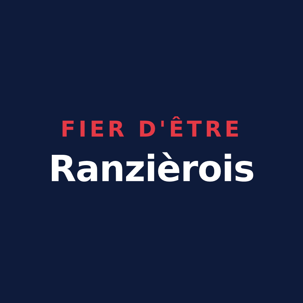 T-shirt « Fier d'être Ranzièrois » — design pour Ranzières
