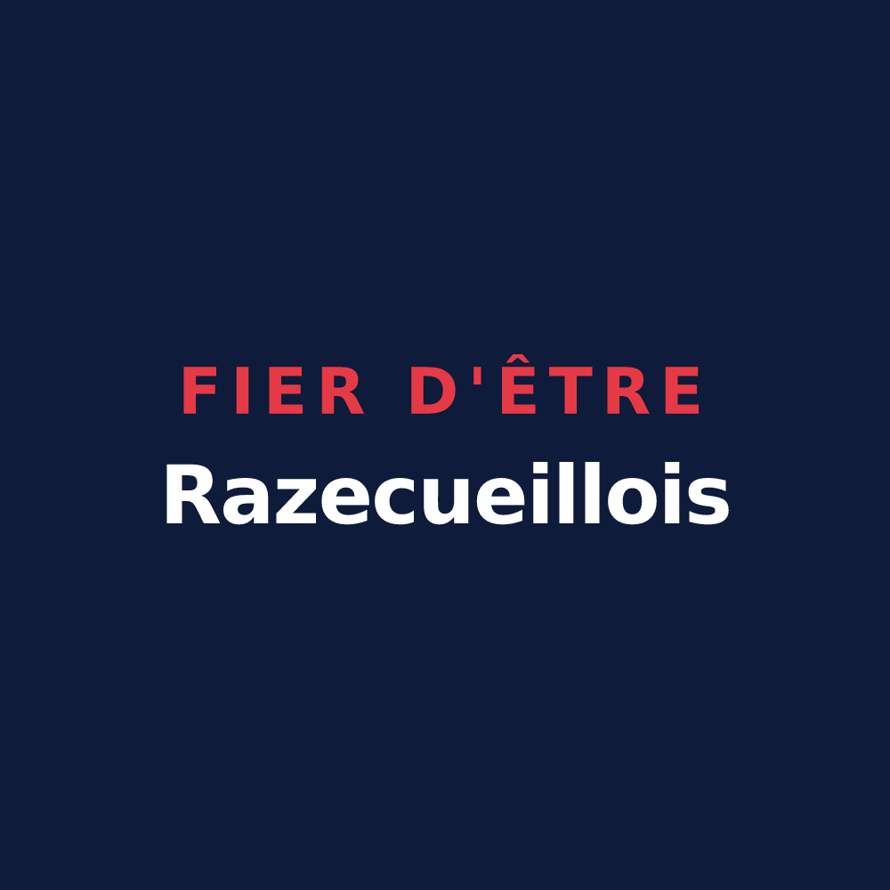 T-shirt « Fier d'être Razecueillois » — design pour Razecueillé