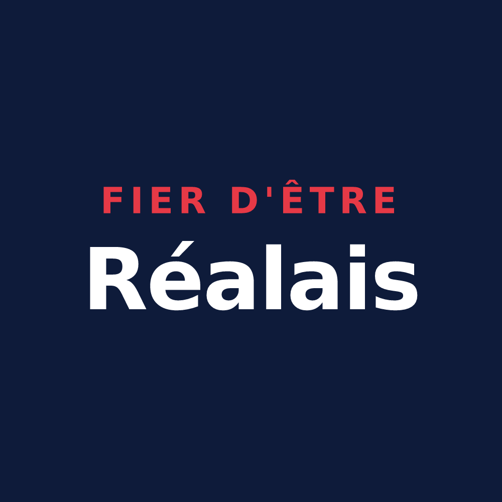 T-shirt « Fier d'être Réalais » — design pour Réal