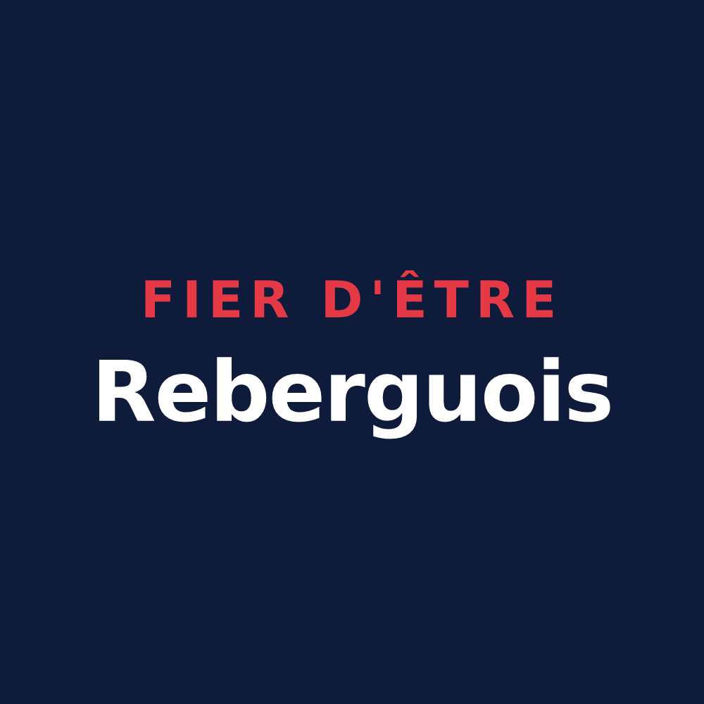 T-shirt « Fier d'être Reberguois » — design pour Rebergues