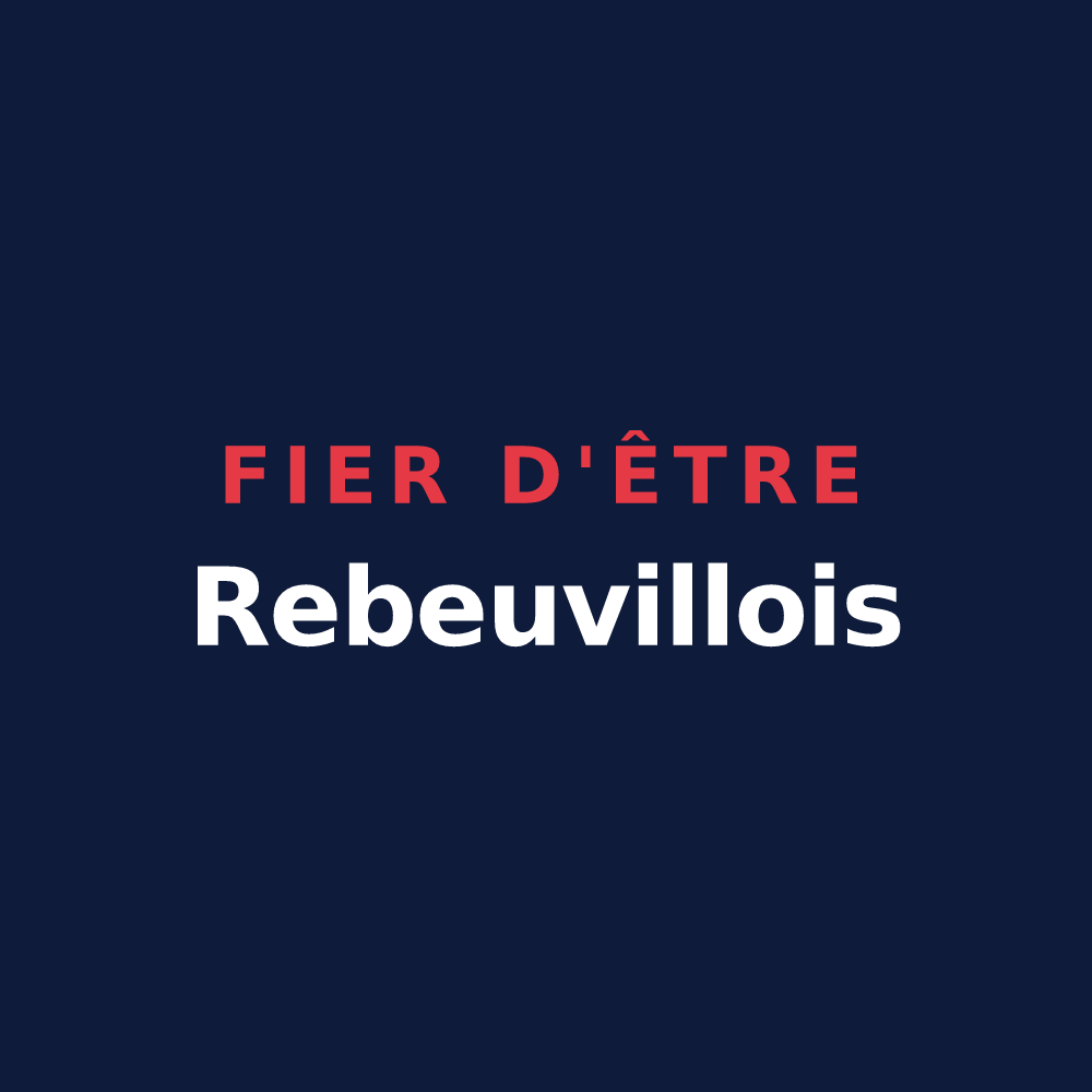 T-shirt « Fier d'être Rebeuvillois » — design pour Rebeuville