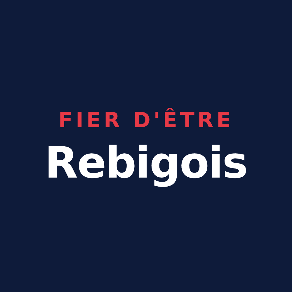 T-shirt « Fier d'être Rebigois » — design pour Rebigue