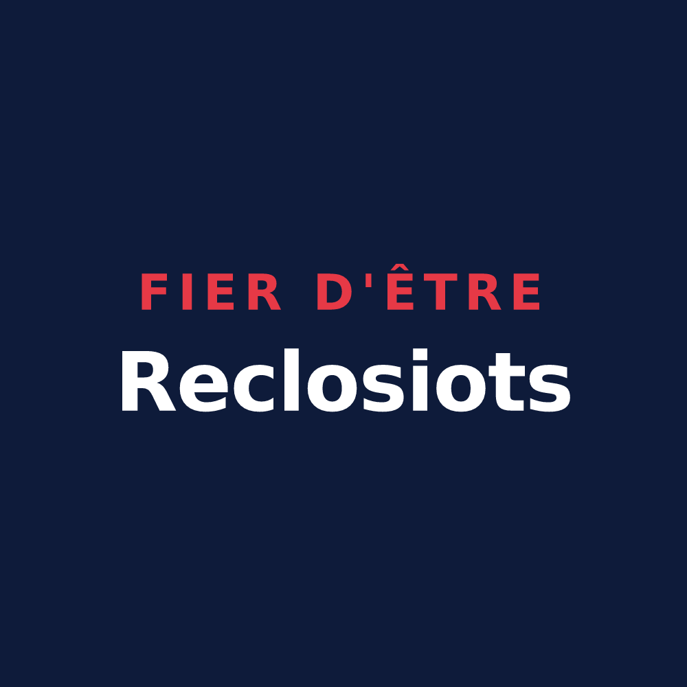 T-shirt « Fier d'être Reclosiots » — design pour Recloses