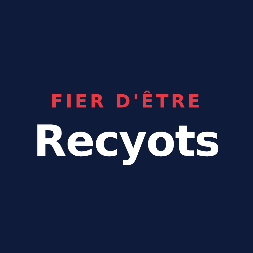 T-shirt « Fier d'être Recyots » — design pour Recy