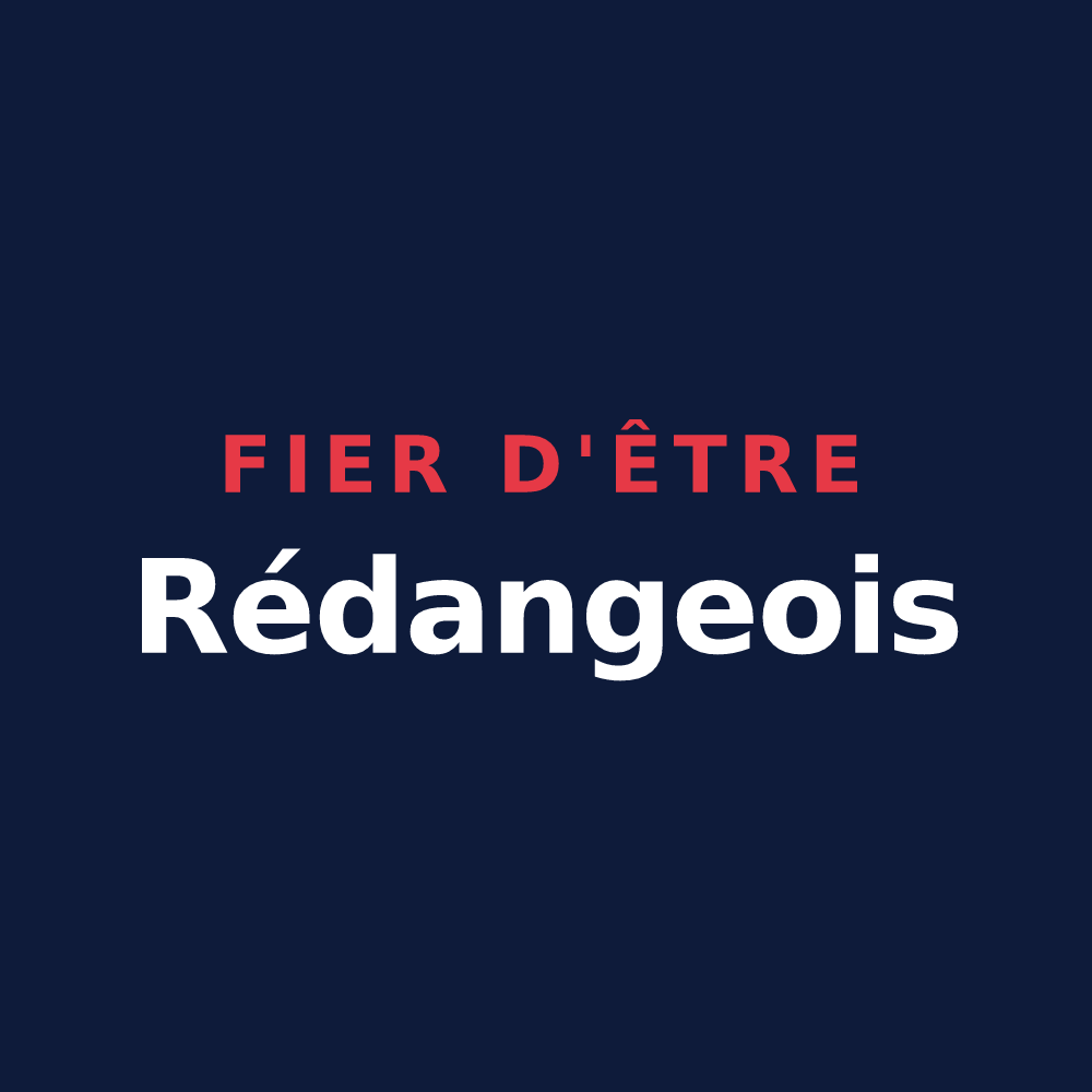 T-shirt « Fier d'être Rédangeois » — design pour Rédange