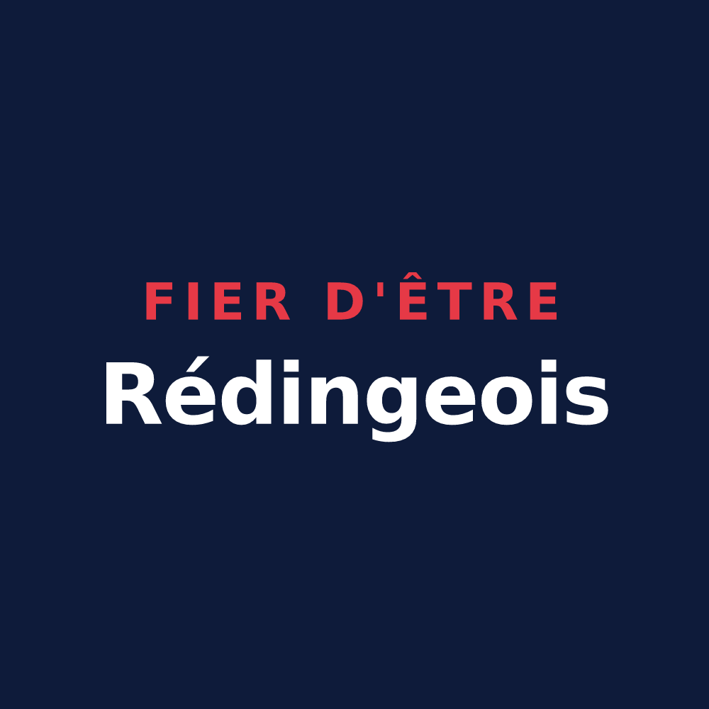 T-shirt « Fier d'être Rédingeois » — design pour Réding