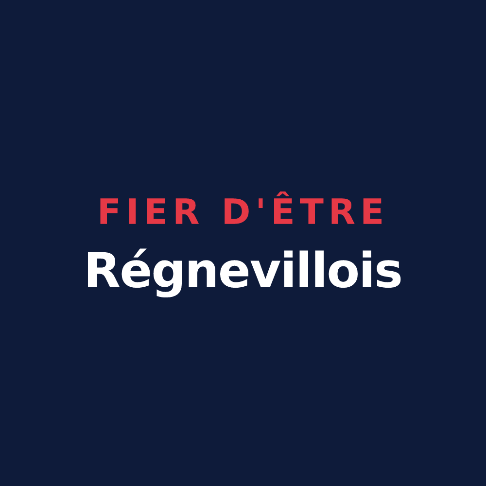 T-shirt « Fier d'être Régnevillois » — design pour Regnéville-sur-Meuse