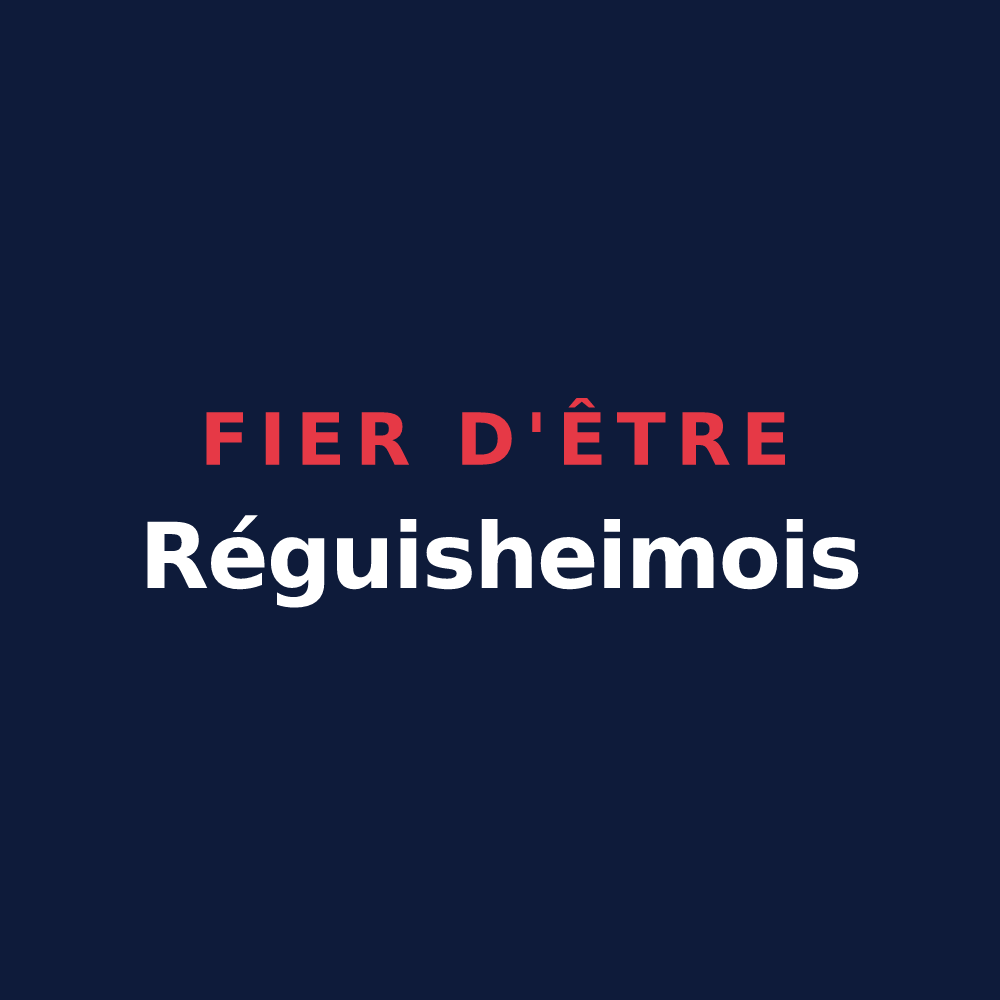 T-shirt « Fier d'être Réguisheimois » — design pour Réguisheim