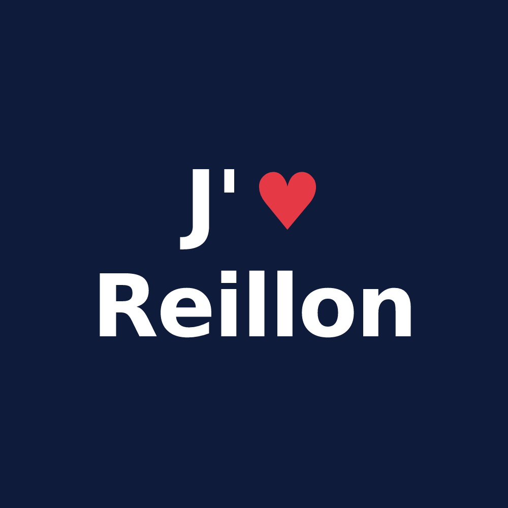 T-shirt personnalisé Reillon — design J'aime Reillon