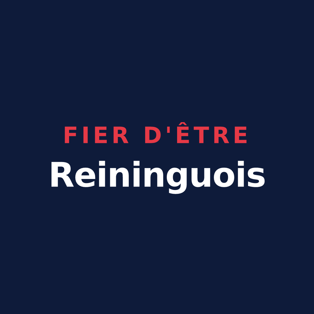 T-shirt « Fier d'être Reininguois » — design pour Reiningue