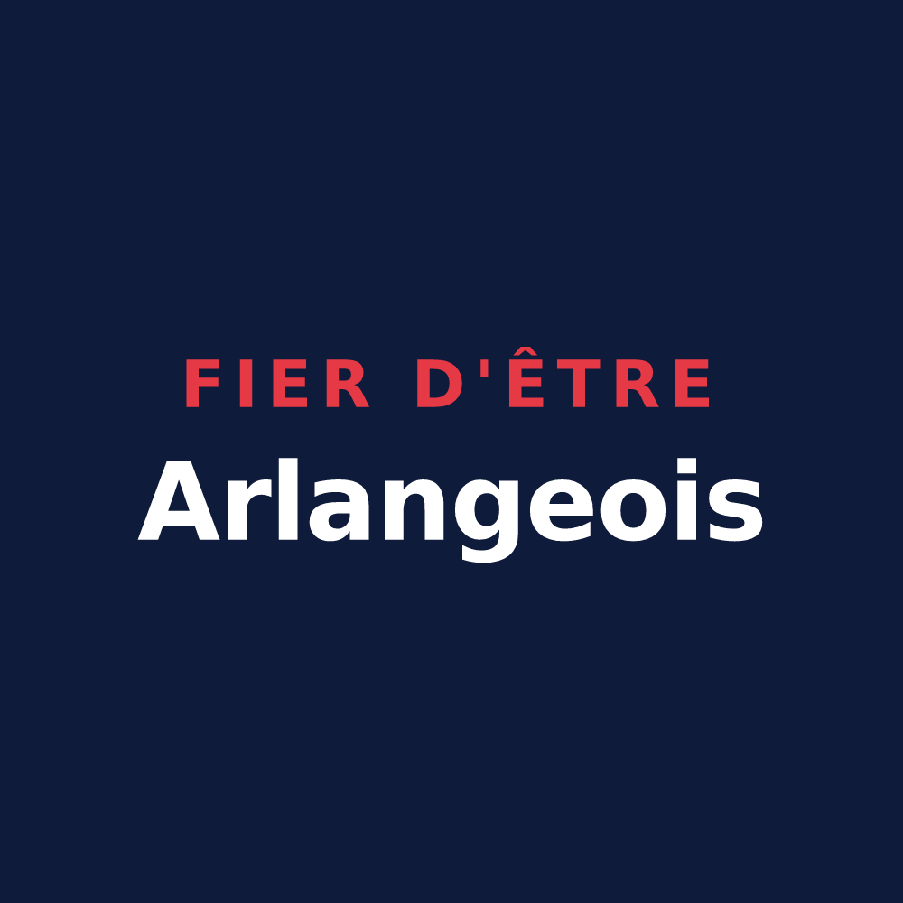 T-shirt « Fier d'être Arlangeois » — design pour Relanges