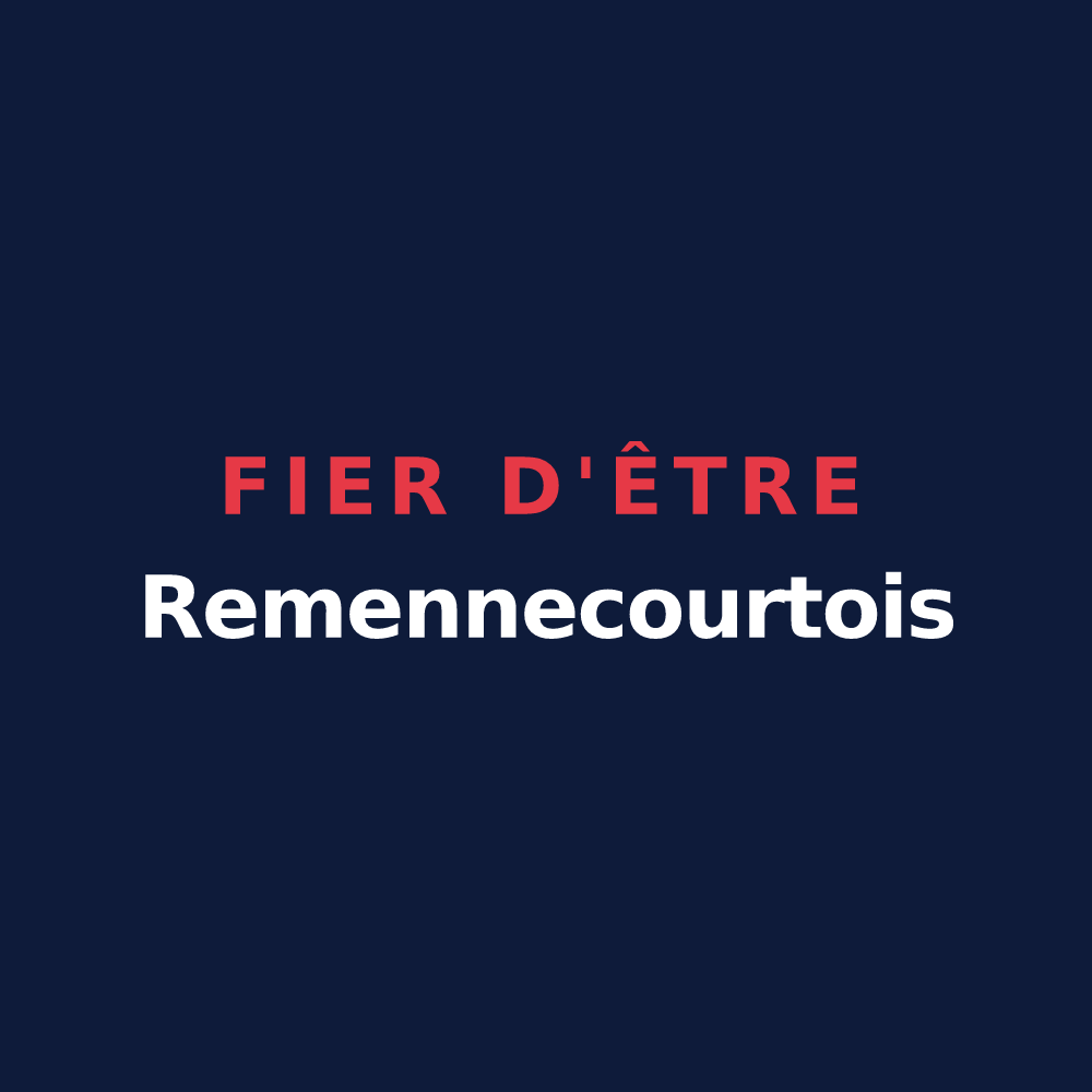 T-shirt « Fier d'être Remennecourtois » — design pour Remennecourt
