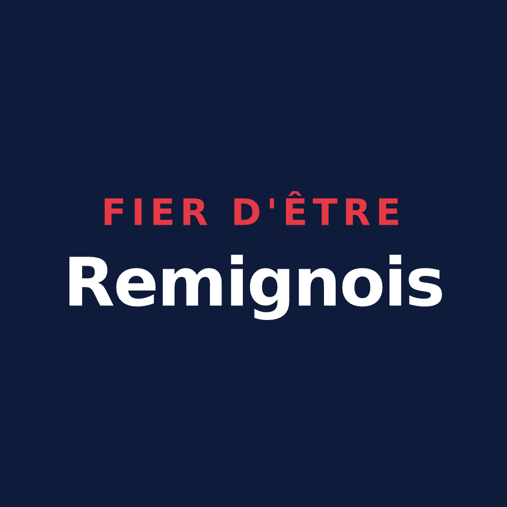 T-shirt « Fier d'être Remignois » — design pour Remigny