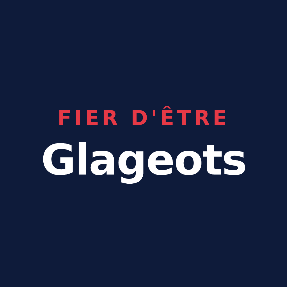 T-shirt « Fier d'être Glageots » — design pour Remilly-Aillicourt