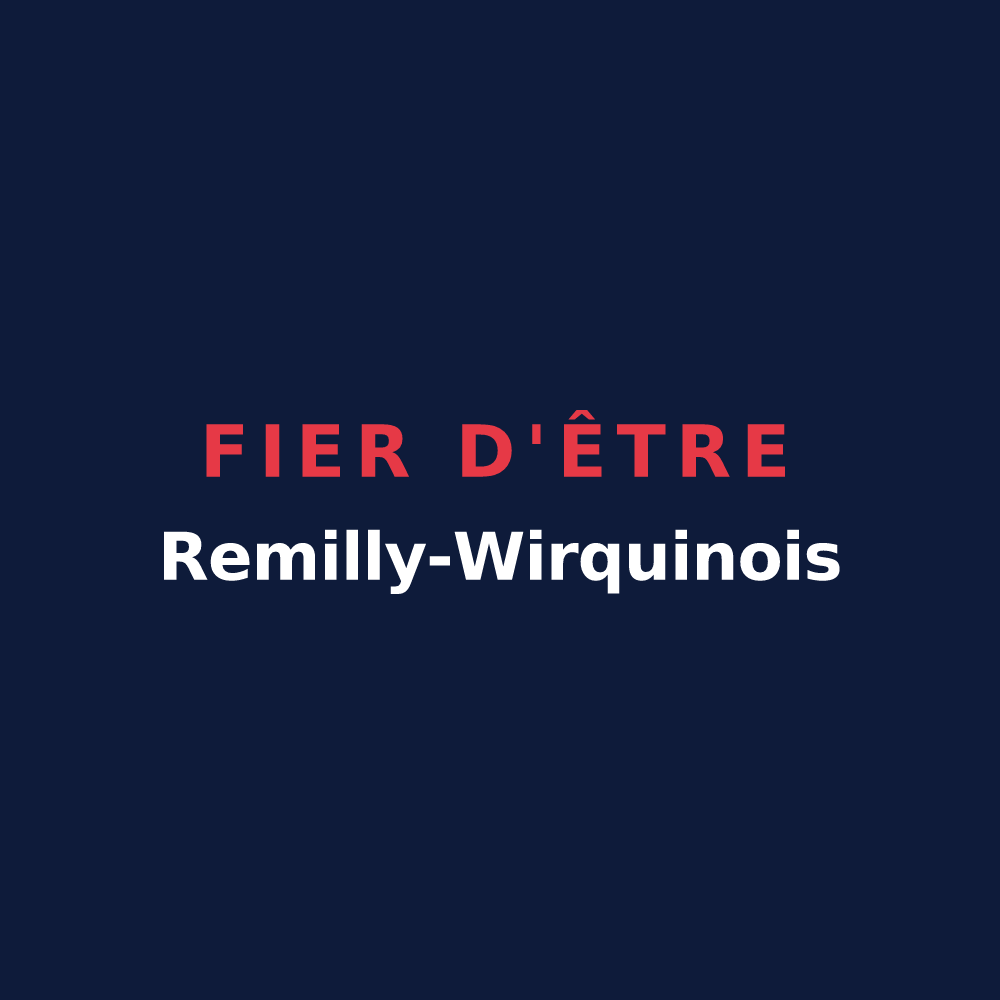 T-shirt « Fier d'être Remilly-Wirquinois » — design pour Remilly-Wirquin