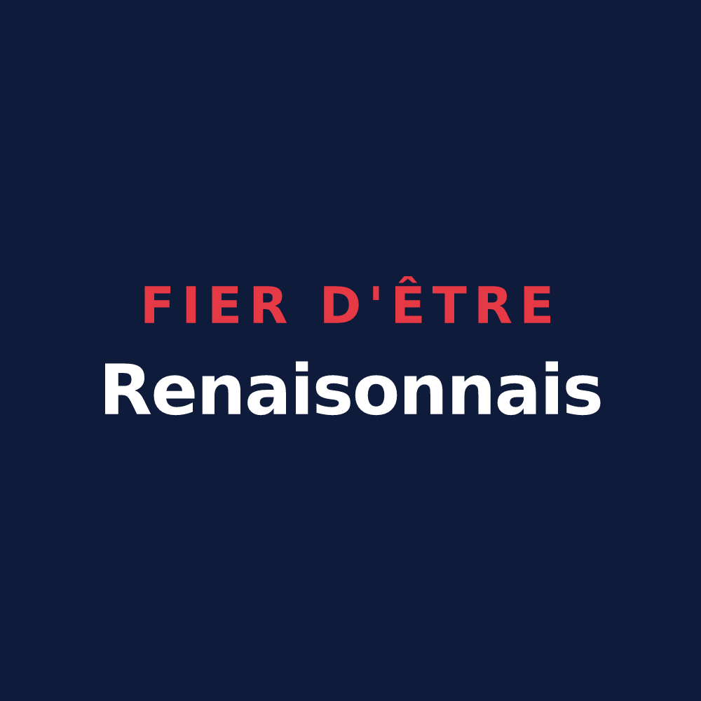 T-shirt « Fier d'être Renaisonnais » — design pour Renaison