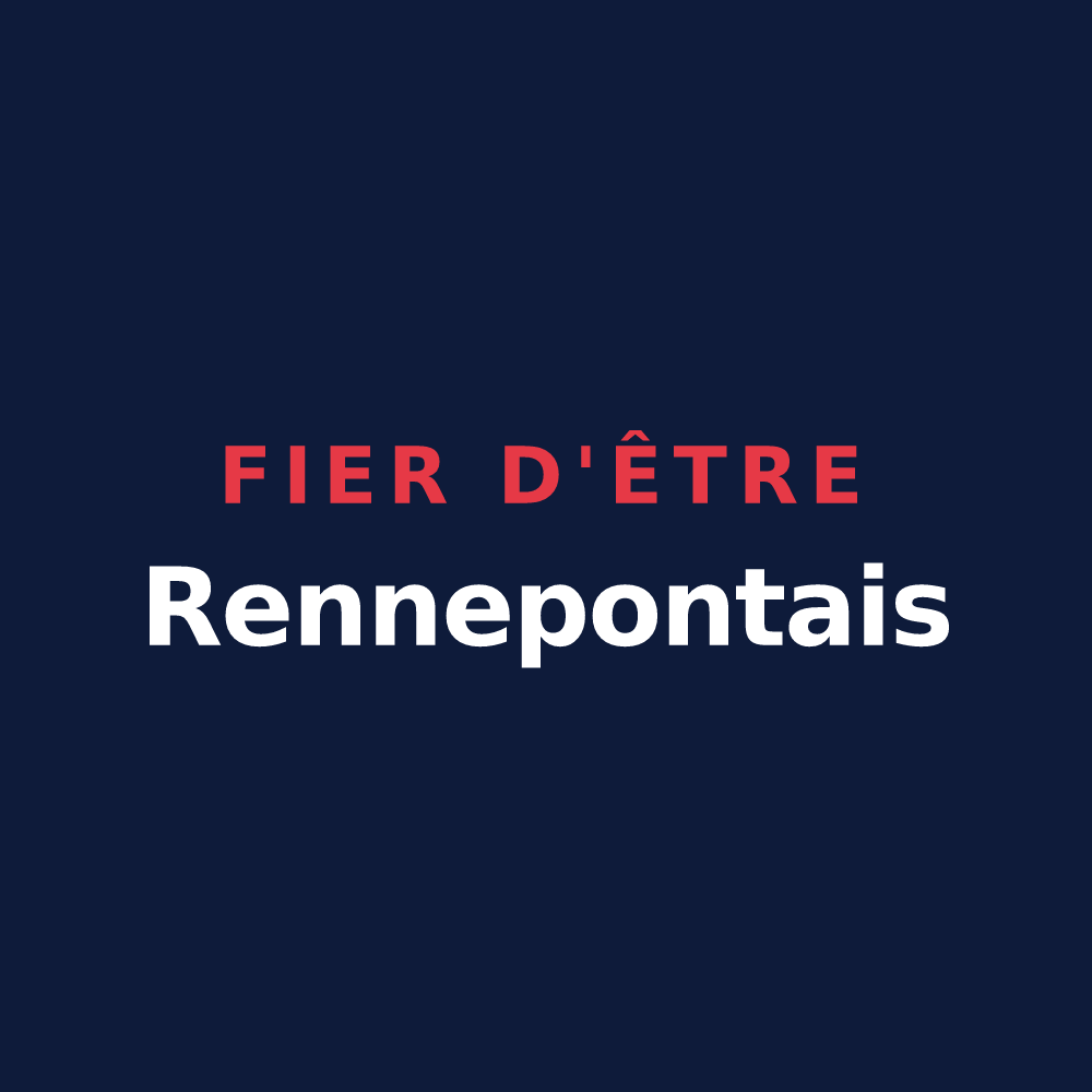 T-shirt « Fier d'être Rennepontais » — design pour Rennepont