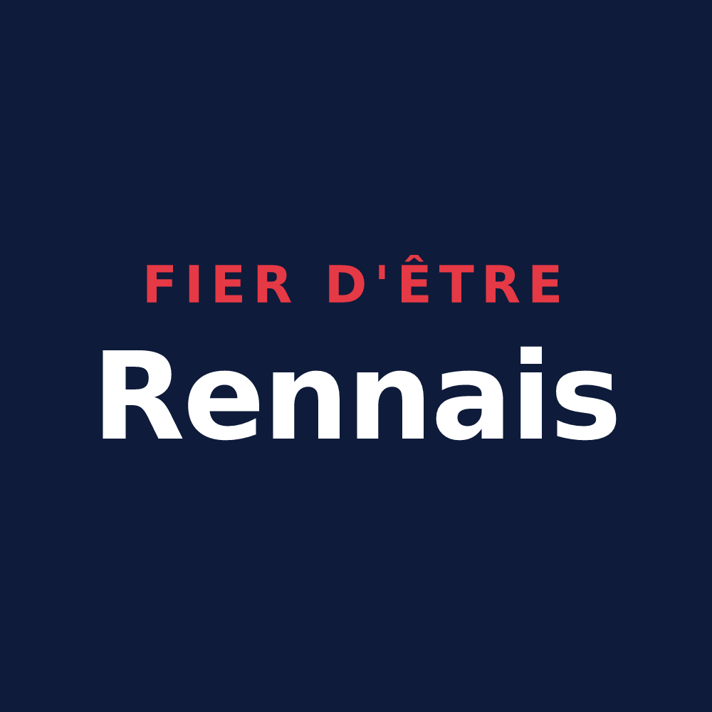 T-shirt « Fier d'être Rennais » — design pour Rennes