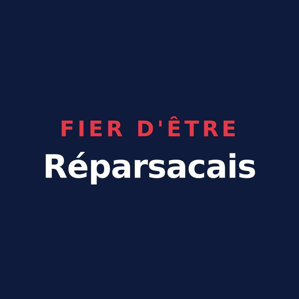 T-shirt « Fier d'être Réparsacais » — design pour Réparsac