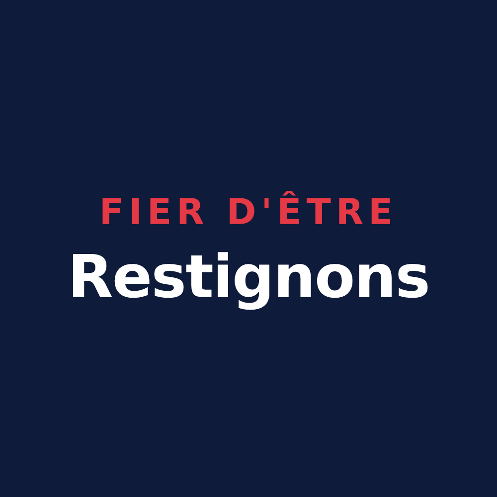 T-shirt « Fier d'être Restignons » — design pour Restigné