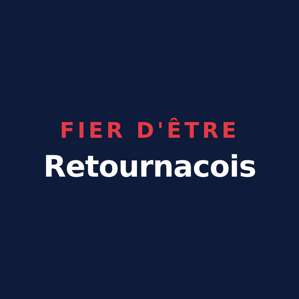 T-shirt « Fier d'être Retournacois » — design pour Retournac