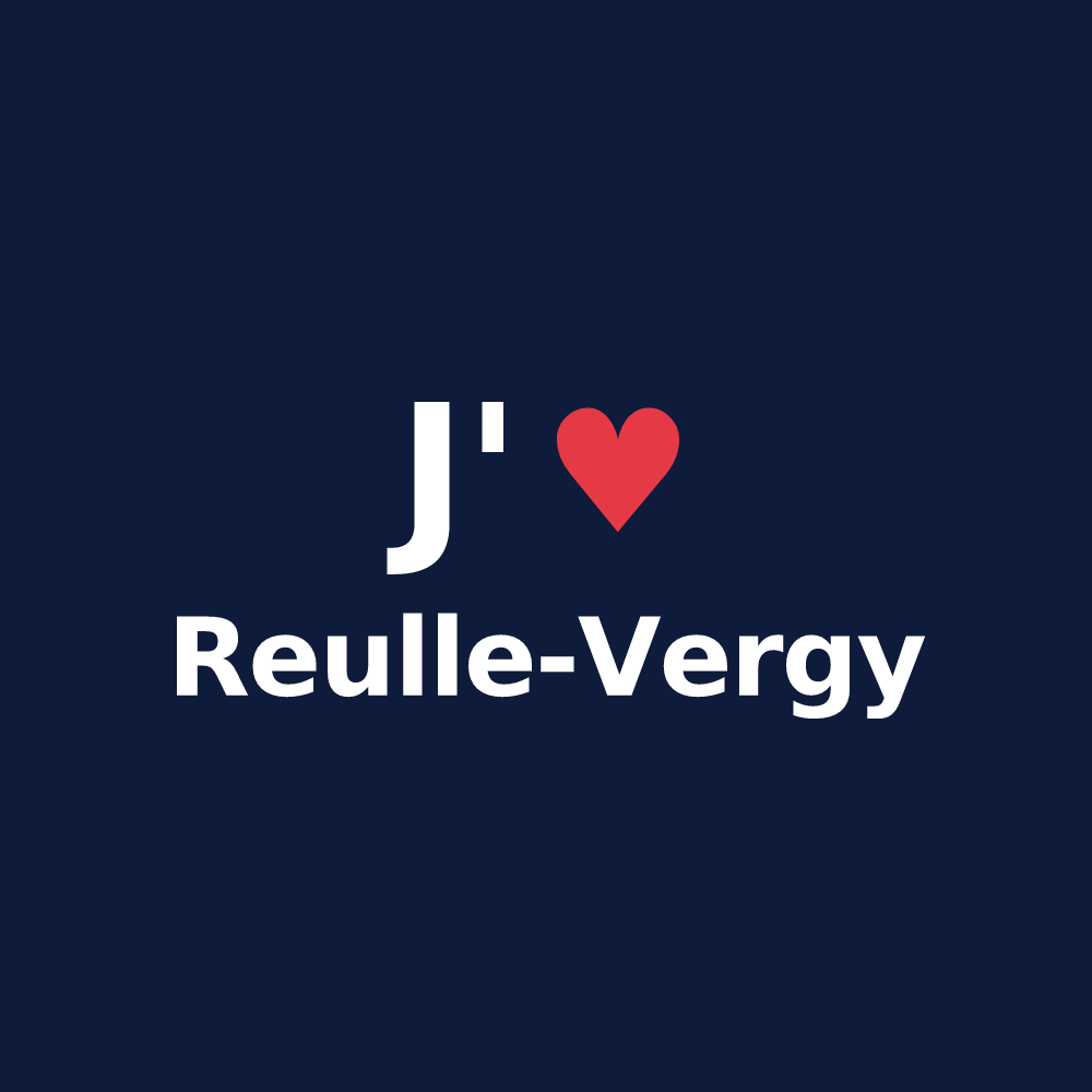 T-shirt personnalisé Reulle-Vergy — design J'aime Reulle-Vergy