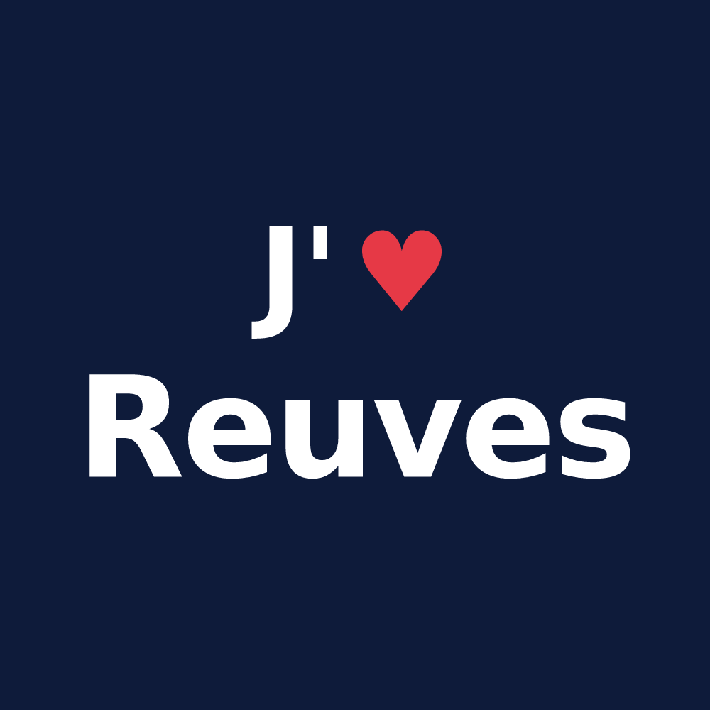 T-shirt personnalisé Reuves — design J'aime Reuves